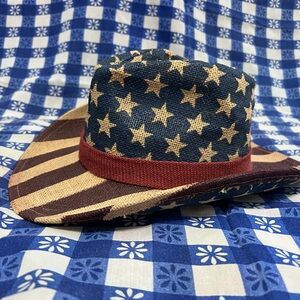 Patriotic Star and Stripe Cowboy Hat